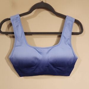 BuffBunny Ombre Blue Wireless Sports Bralette